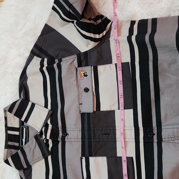 The Hundreds striped button down shirt size medium - Picture 7 of 8
